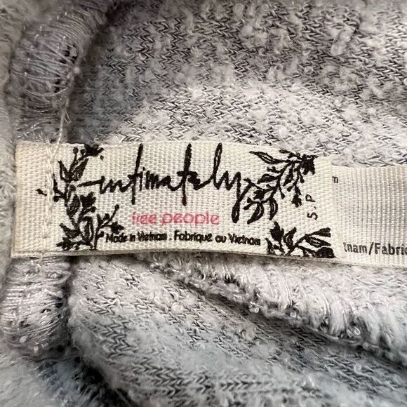 Free People Intimately All Day All Night Jogger Pants Gray Mixed Terry Size S - Picture 6 of 8